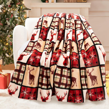 ROMROL Mom Blanket Super Soft Flannel Throw 50x60 Purple Cozy Gift