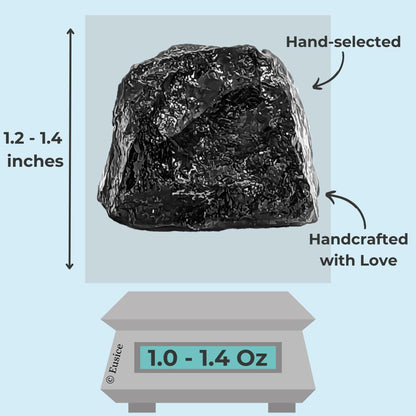 Obsidian Rough Raw Natural Stone Chakra Crystals 2 pcs Reiki Healing