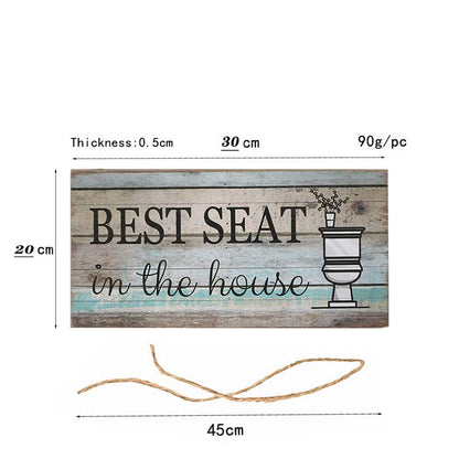 ELEtina Rustic Wooden Sign Friday Night Lights Quote 8x12 inch