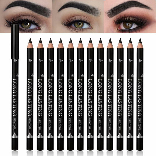 BestBy07/27 Magic Microblade Eyebrow Pen 4-Tip Waterproof Brown 2Pcs