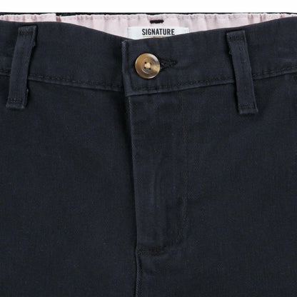 Levi Strauss Signature Girls Uniform Shorts Jet Black Size M