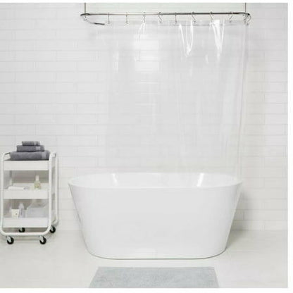 Threshold PEVA Shower Liner Clear Medium Weight Grommet Top 54x78