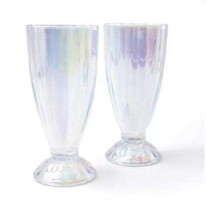 Target Bullseye's Playground Americana Milkshake Glasses 2pk 12.9oz Clear
