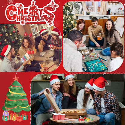 [Like New] Shappy Christmas Party Dice Game Set 4 Sets 4 Colored Dice Storage Box 4 Players