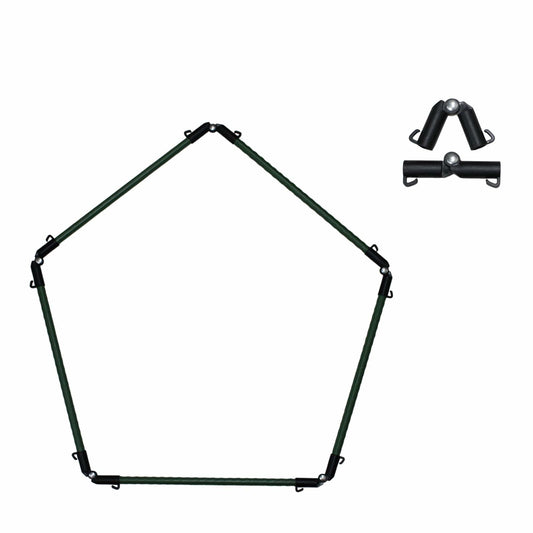 Huang Yunming 7pc Pentagonal Agile Speed Rings Portable Training Set