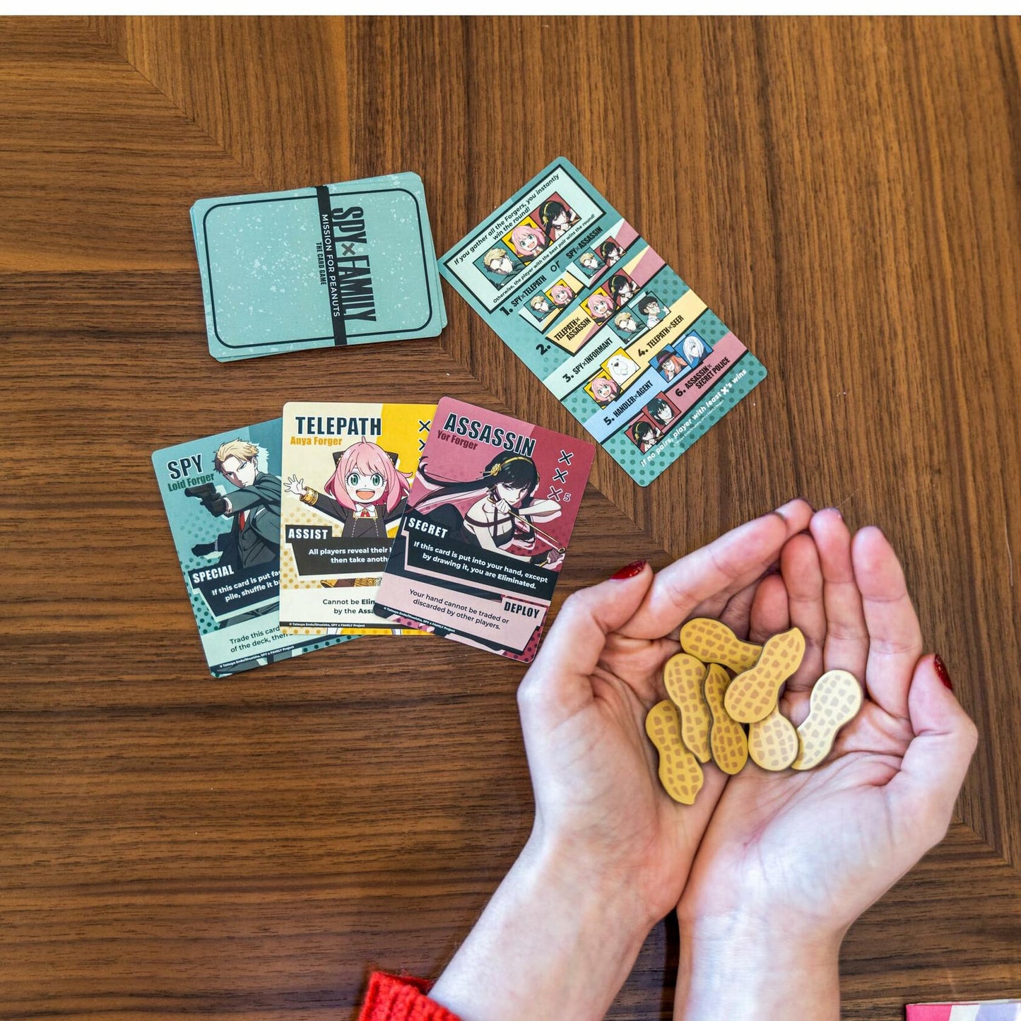 KESS Spy X Family Mission for Peanuts Board Game Players 3-5 Ages 10+
