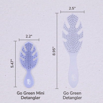 [Like New] Wet Brush Go Green Mini Detangler Hair Brush Purple Travel Size