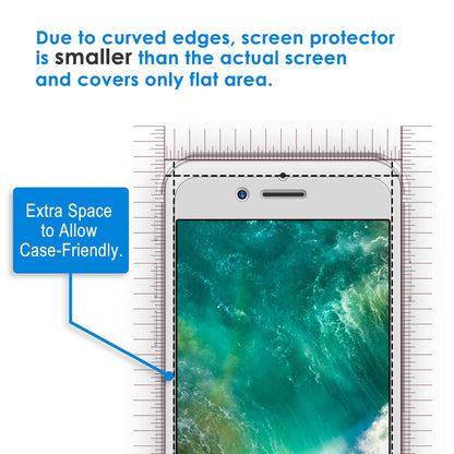 JETech Tempered Glass Screen Protector for iPhone 8 Plus 7 Plus 5.5-Inch 2-Pack