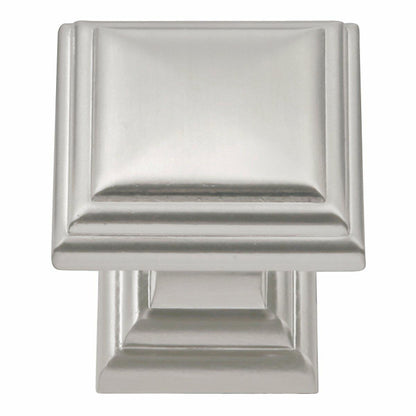 Hickory Hardware HH74554-SN Knob 1-1/16" Diameter Satin Nickel