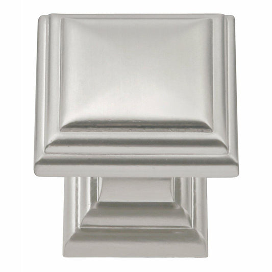Hickory Hardware HH74554-SN Knob 1-1/16" Diameter Satin Nickel