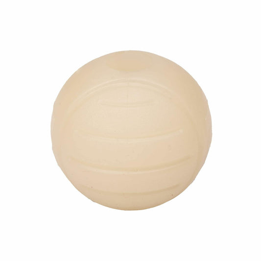 Amazon Basics Interactive Glow Rubber Dog Balls 2.5in Light Green 2 Pack