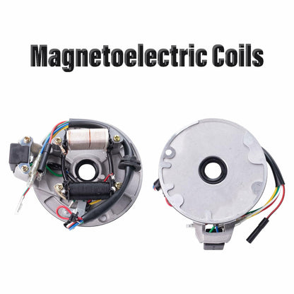 CIOM Magnetoelectric Wiring Loom Harness Kill Switch Ignition Coil Kit 50-160CC