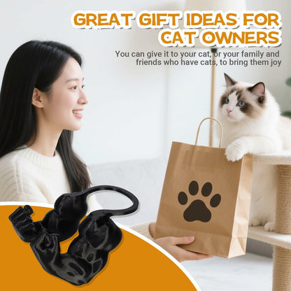 Generic Creative Cat 3D Printed Muscle Arms Halloween Costume Accessory Black