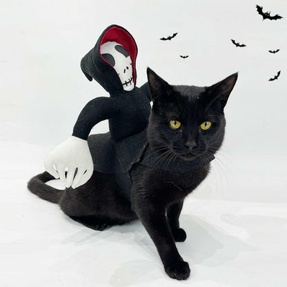 stepsin Dog Halloween Saddle Ghost Riding Costume Male Ghost Size S-M