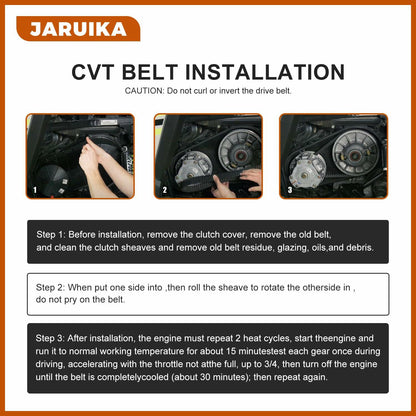 Jaruika 3211162 24G4022 Drive Belt Black Nylon for Polaris Ranger 500 RZR 800