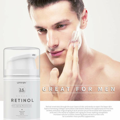 Umran Retinol Anti-Aging Cream 2.5% Hyaluronic Acid Vitamin E 50ml Face Eye