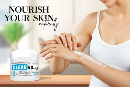 Scientific Solutions Global Urea 40% + 1% Hyaluronic Acid Cream 4oz Clear