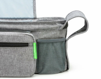 Ethan & Emma Universal Stroller Organizer Insulated Cup Holders Diaper Storage