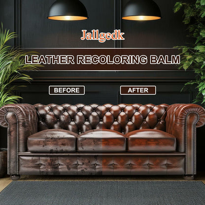Jallgedk Leather Recoloring Balm Leather Repair Kit for Furniture Couch