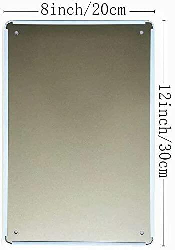 Licpact Bathroom Cat So Fresh and So Clean Metal Tin Sign 12x8 Inches