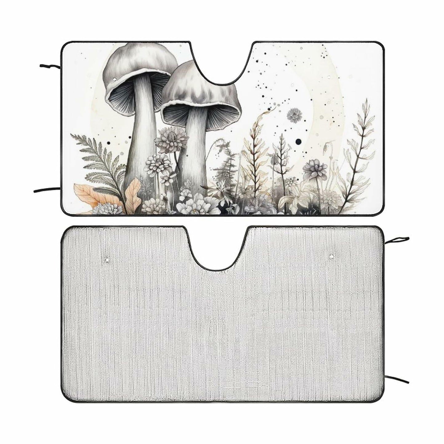 Butterfly Flower Car Windshield Sunshade UV Protector 55x30 Aesthetic