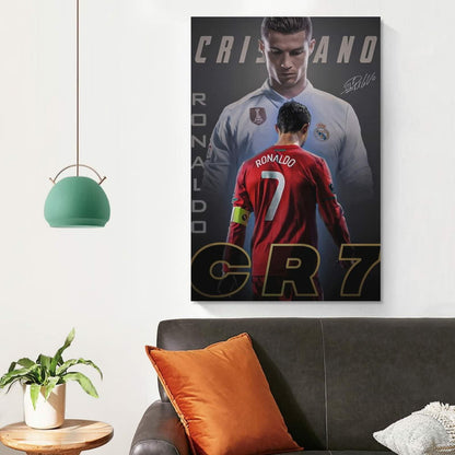 fhzang Cristiano Ronaldo Poster 3 Canvas Poster Unframed: 16x24 inches (40x60cm)
