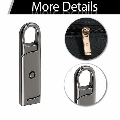 12 Pcs Metal Zipper Pull Tab Replacement Detachable Zipper Handles