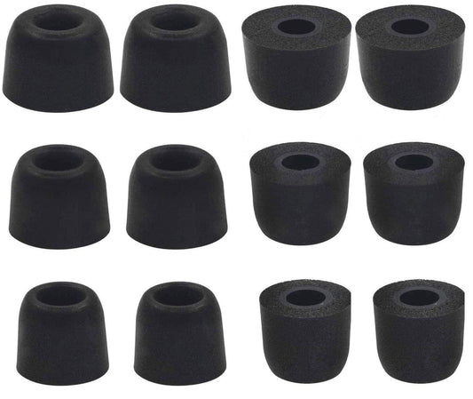 BLLQ Memory Foam Earbud Tips Replacement Eartips for Sony S M L 6 Pairs