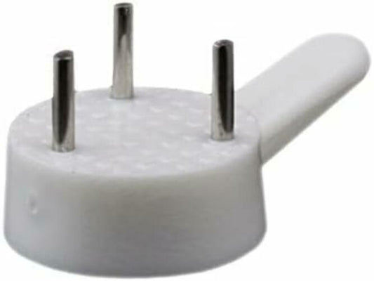 Galepromot 10Pcs White Plastic Non-Marking Wall Hooks for Hanging Home Decor