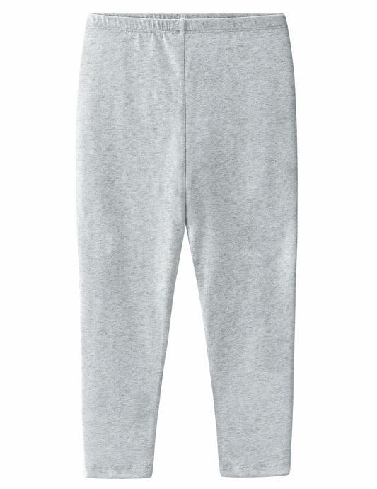 CETKIT Toddler Girl Leggings Cotton Stretchy Workout Pants Light Grey Size 4T
