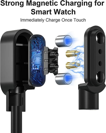 Lamshaw SLAYKAM Bark Collar Magnetic Charger 2 Pack Black