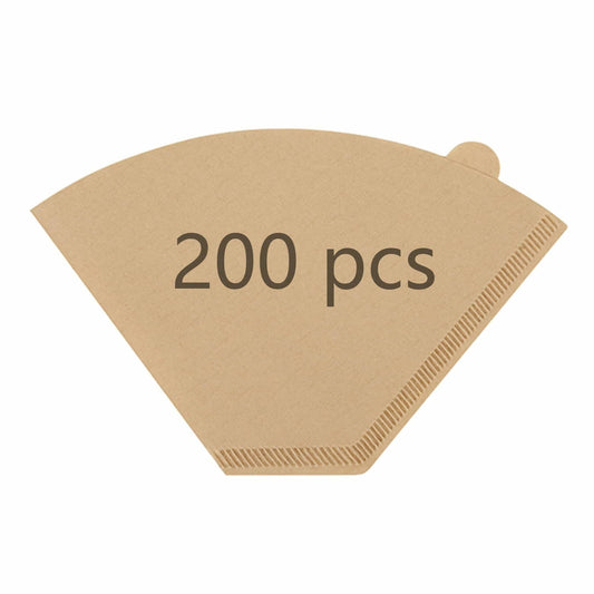 BRIKINTE Disposable Coffee Filters for Ninja DualBrew #4 Cone 200 Pcs