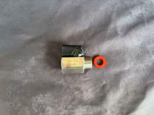 Semfeil Brew 304 Stainless G5/8 Sankey Beer Keg Coupler Valve Sliver