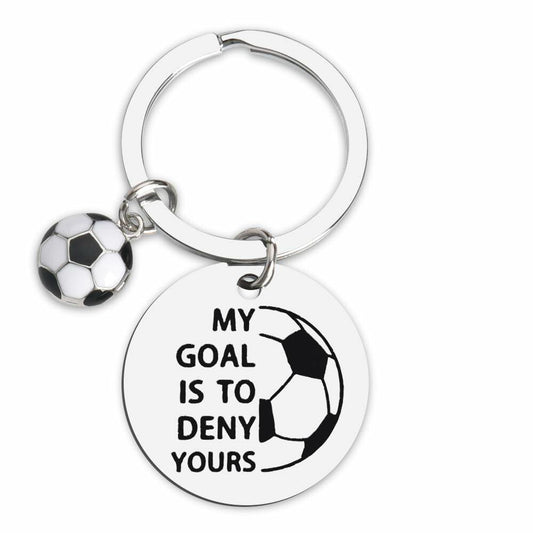 ShiQiao Spl Inspirational Soccer Keychain Unisex Adult Football Gift