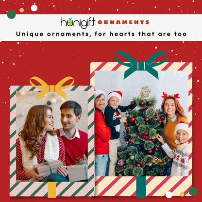 HUNIGIFT Daughter Christmas Ornament 2025 Acrylic Large 13 Daughter OPEN BOX