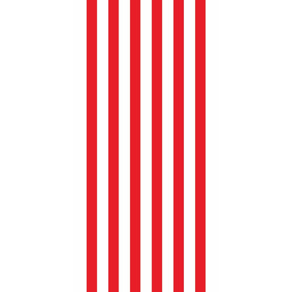 Sola Blue/Red/Green Cabana Stripe Cotton Beach Towel 30 x 60 inch