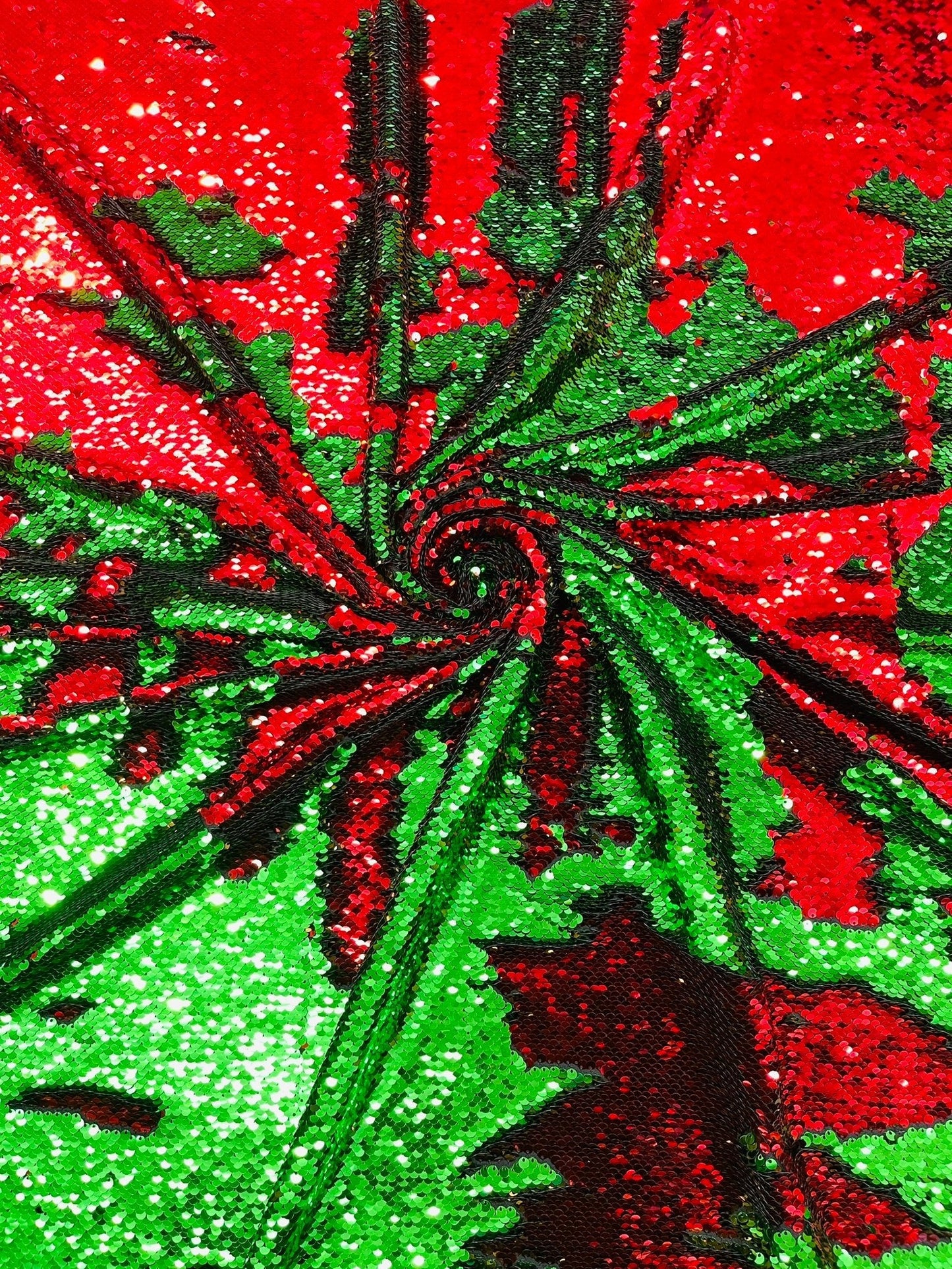 Reversible Color Changing Sequin Fabric| 54" Wide| Stretch Polyester Spandex.