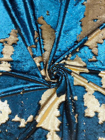 Reversible Color Changing Sequin Fabric| 54" Wide| Stretch Polyester Spandex.