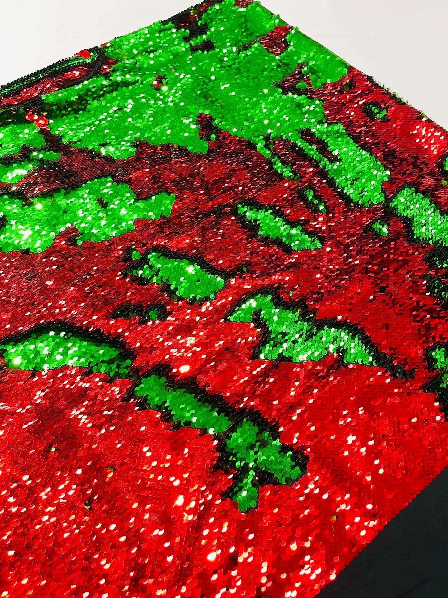 Reversible Color Changing Sequin Fabric| 54" Wide| Stretch Polyester Spandex.