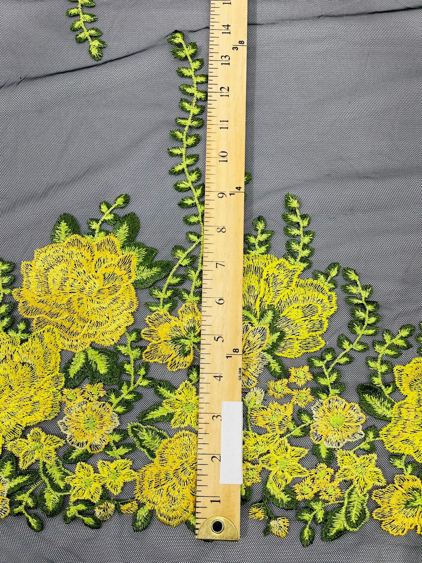 Roses Multi Color Floral Design Embroider On Mesh Lace Fabric| New Creations Fabric & Foam Inc.