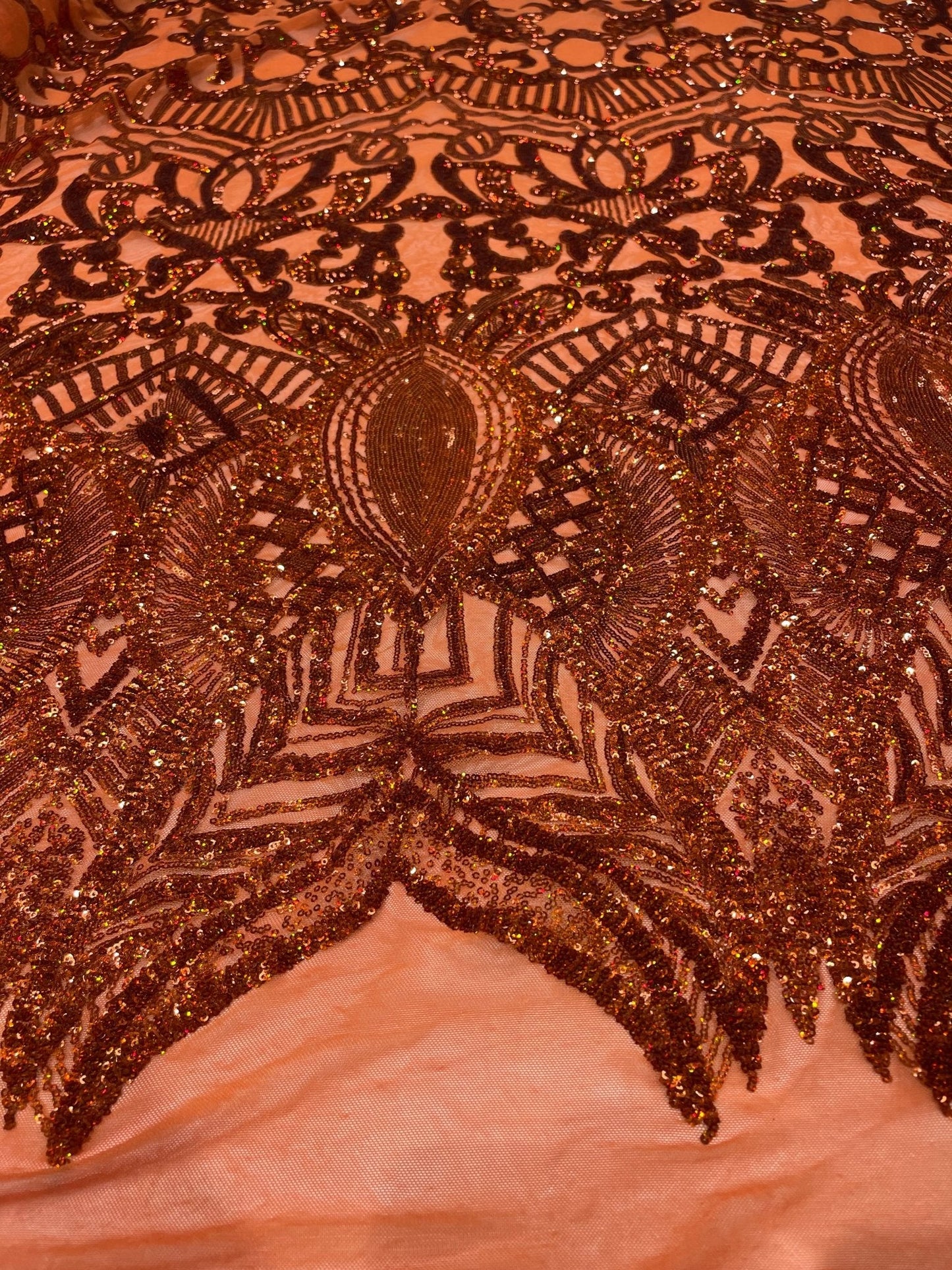 Royalty Sequin Damask Fabric 54” Wide| New Creations Fabric & Foam Inc.