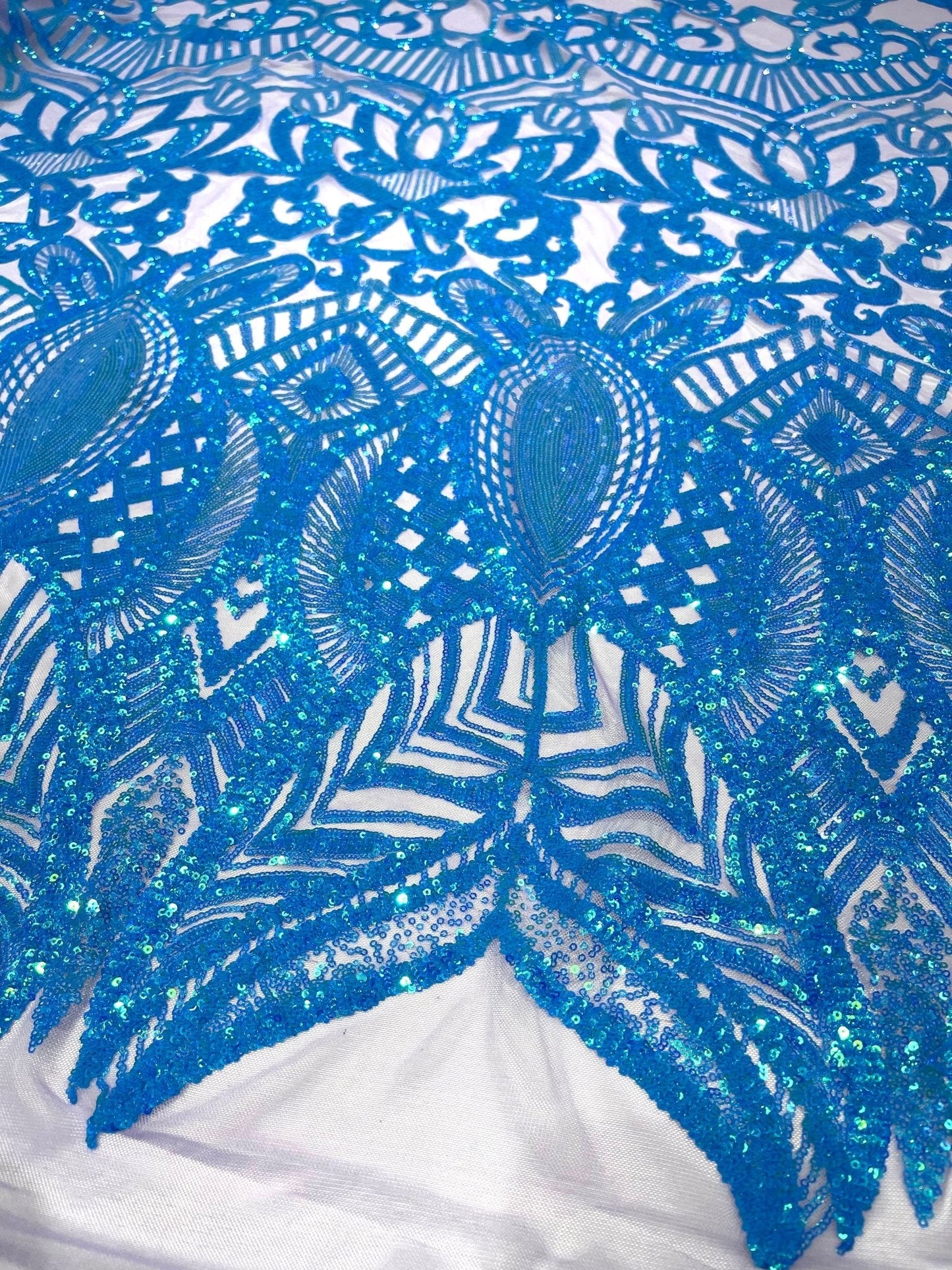 Royalty Sequin Damask Fabric 54” Wide| New Creations Fabric & Foam Inc.