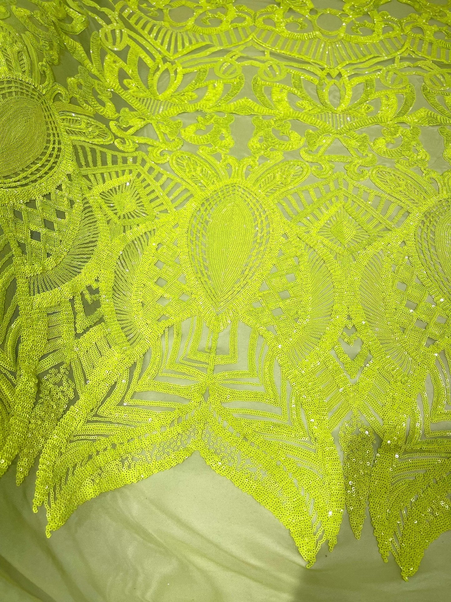 Royalty Sequin Damask Fabric 54” Wide| New Creations Fabric & Foam Inc.