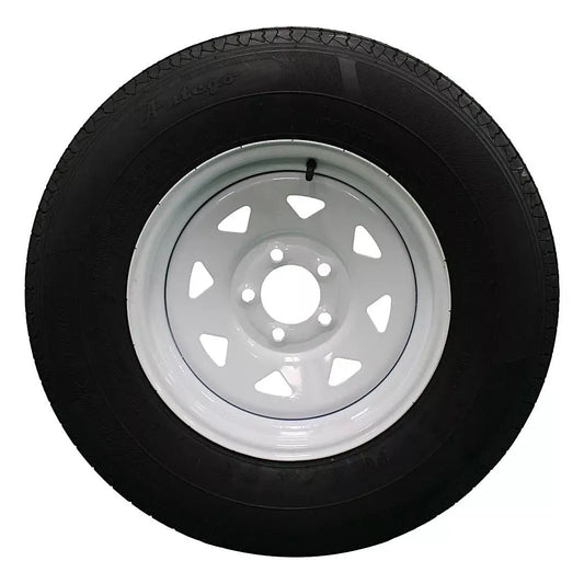 225/75R15 Highway Trailer Tire and Wheel Pair
