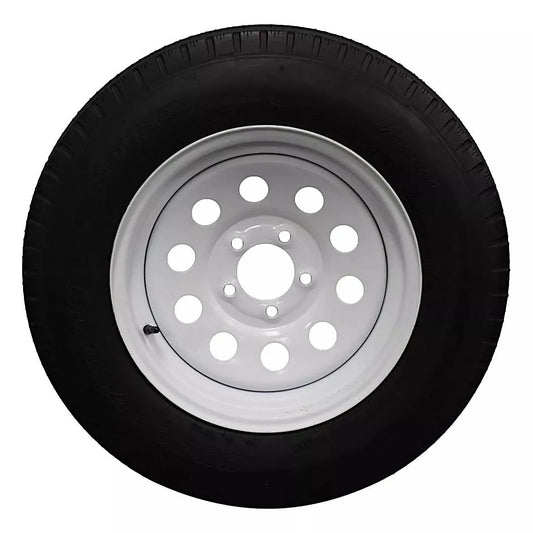 (Set of 4) Antego Tire and Wheel 205/75D15 Trailer Tire – Reinforced 6-Ply-Ply Design, 15.0-Inch Rim – Built for Long-Distance Hauling & Stability | A15604510116206ST20575D15-B4