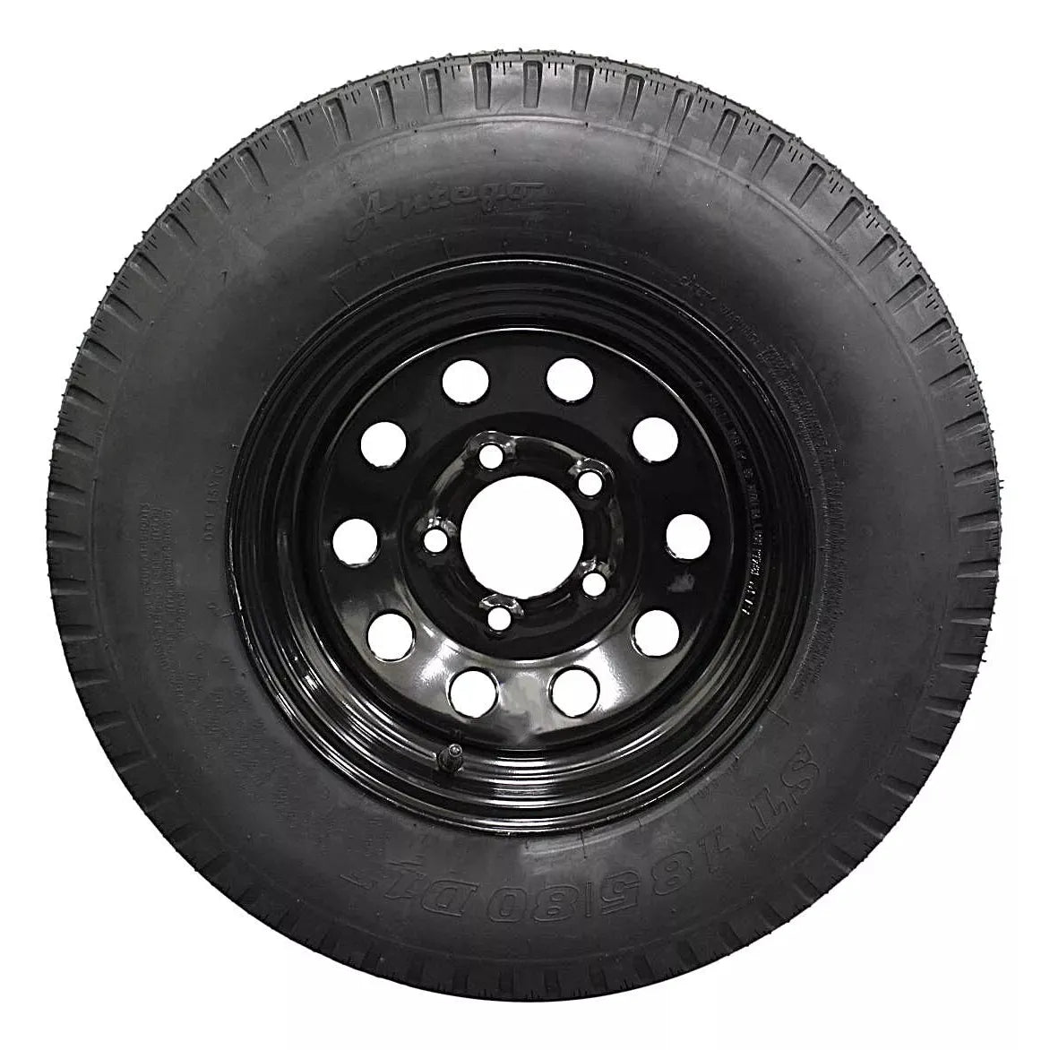 (Set of 2) Antego Tire and Wheel  185/80D13 Highway Terrain – 13.0-Inch Rim, 8-Ply-Ply Strength, Load 94.0, Speed M – Heavy-Duty Trailer Tire | A130454500096206ST18580D13-B2