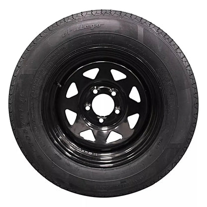 (Single Assembly) Antego Tire and Wheel  205/75R15 Highway Terrain Assembly – Optimized for High Load Performance, 15.0-Inch Rim, Load 107.0, Speed M | A15604500096108ST20575R15