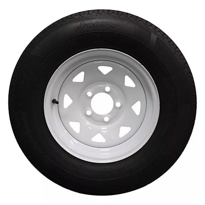 (Set of 2) Antego Tire and Wheel 205/75R14 Trailer Tire – Reinforced 8-Ply-Ply Design, 14.0-Inch Rim – Built for Long-Distance Hauling & Stability | A140554020116108ST20575R14-B2