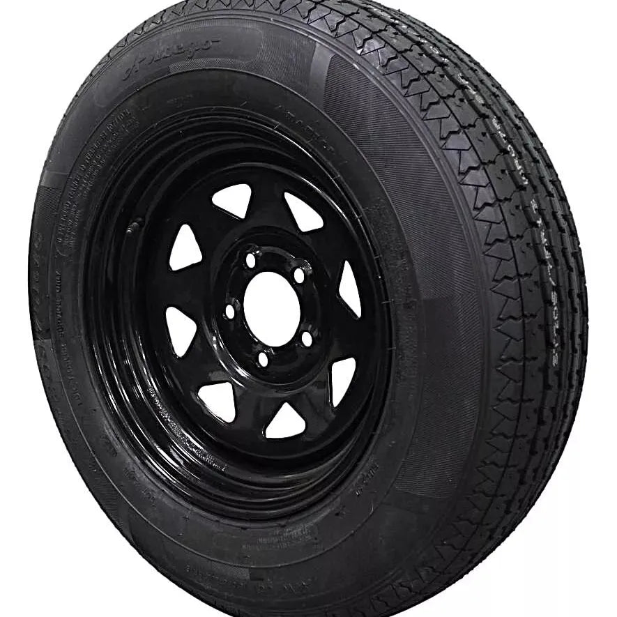 (Set of 2) Antego Tire and Wheel  205/75R15 Highway Terrain Assembly – Optimized for High Load Performance, 15.0-Inch Rim, Load 107.0, Speed M | A15604500096108ST20575R15-B2