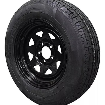 (Set of 2) Antego Tire and Wheel  205/75R15 Highway Terrain Assembly – Optimized for High Load Performance, 15.0-Inch Rim, Load 107.0, Speed M | A15604500096108ST20575R15-B2